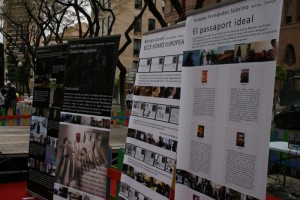 les panneaux de l'exposition